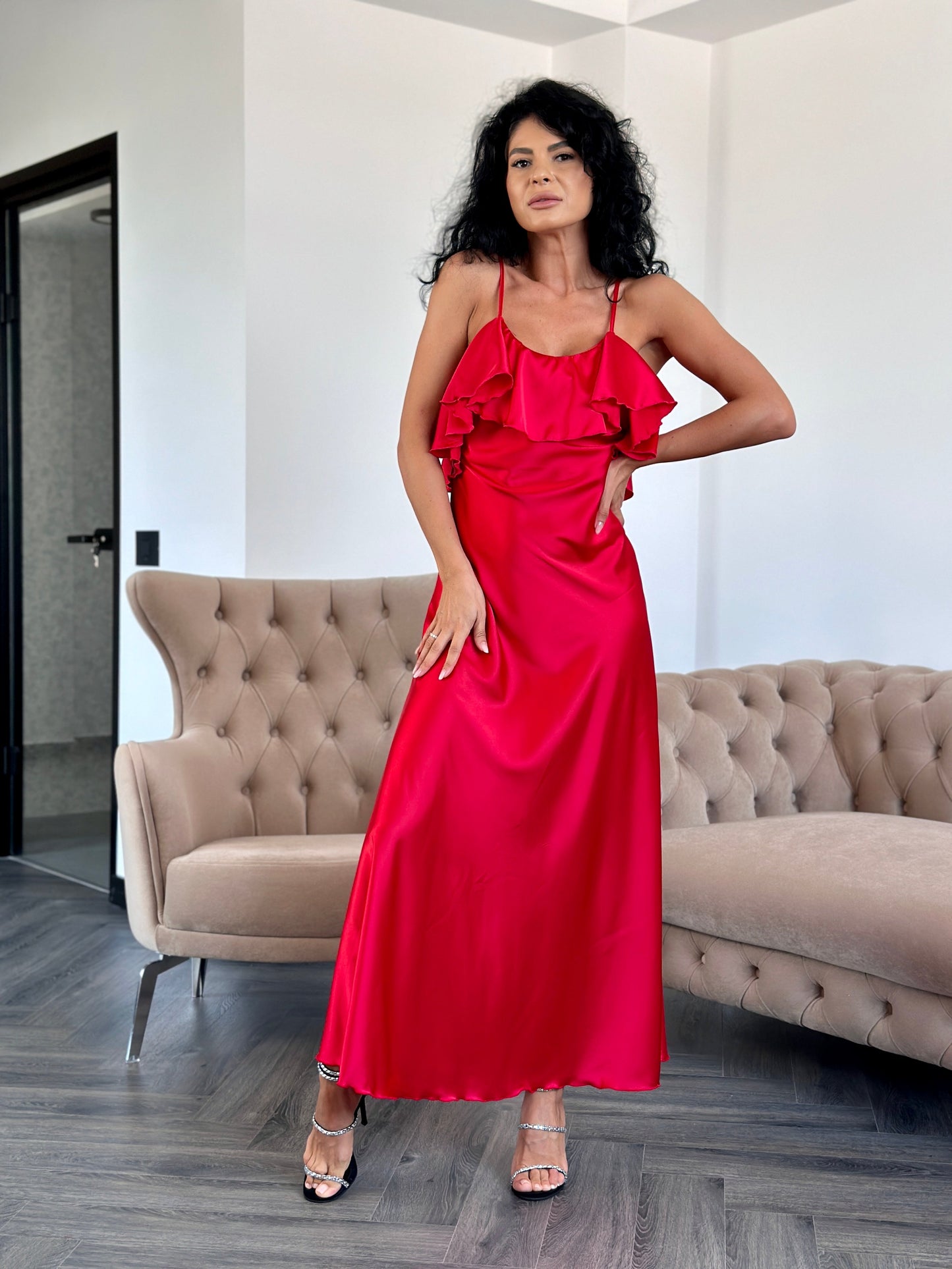 Rochie Ilena - Roșu
