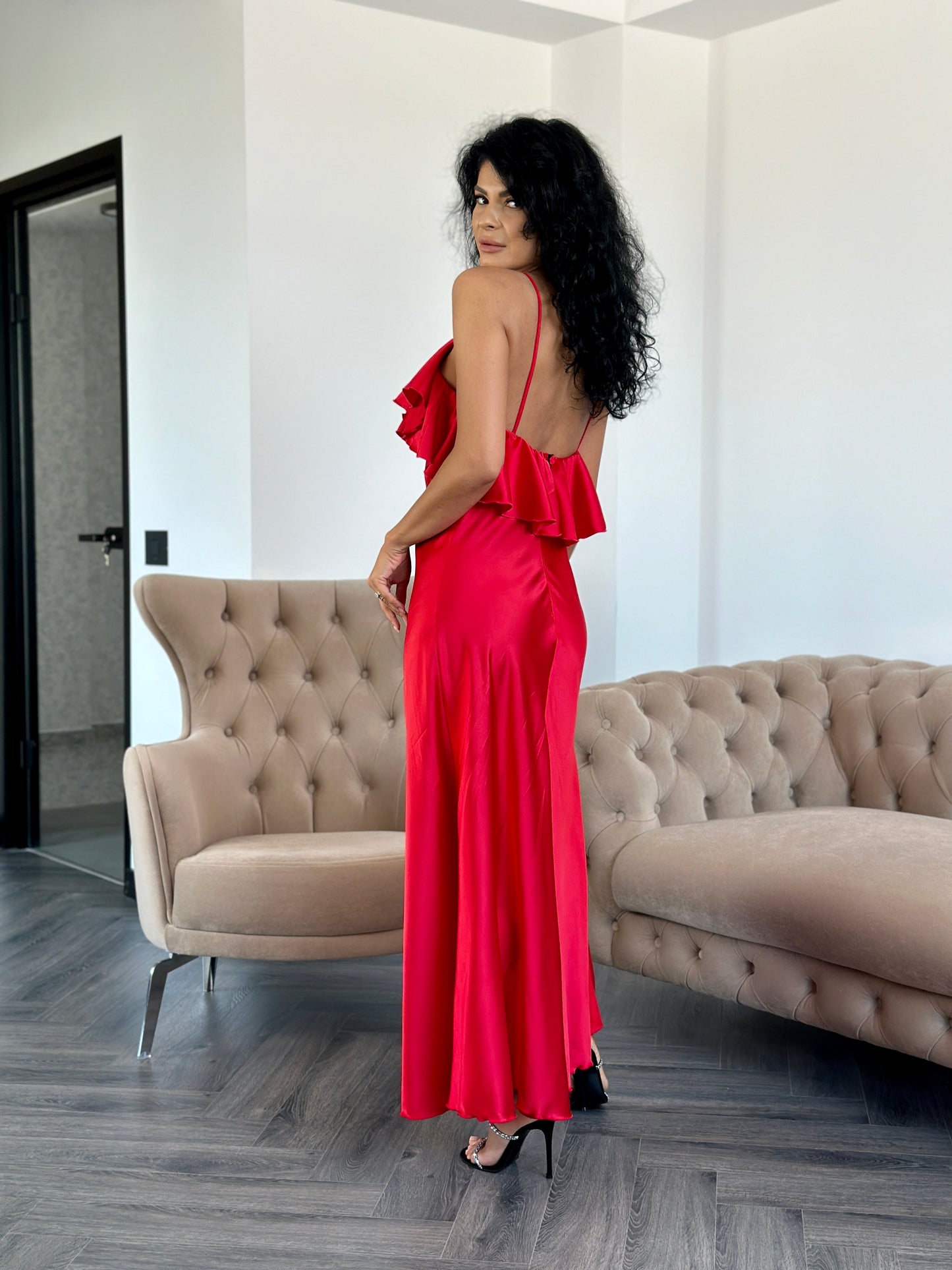 Rochie Ilena - Roșu