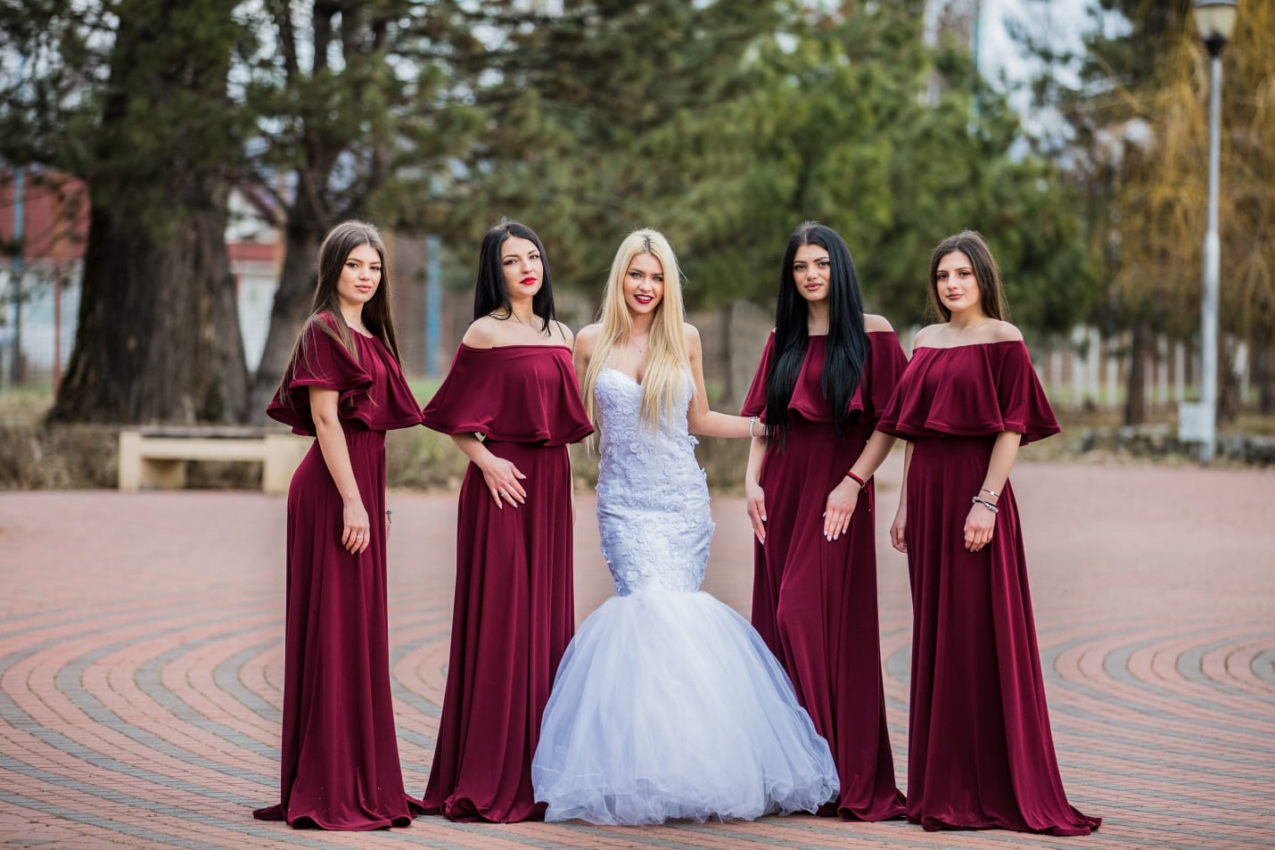 Rochie Lunga ELIZA - Bordo