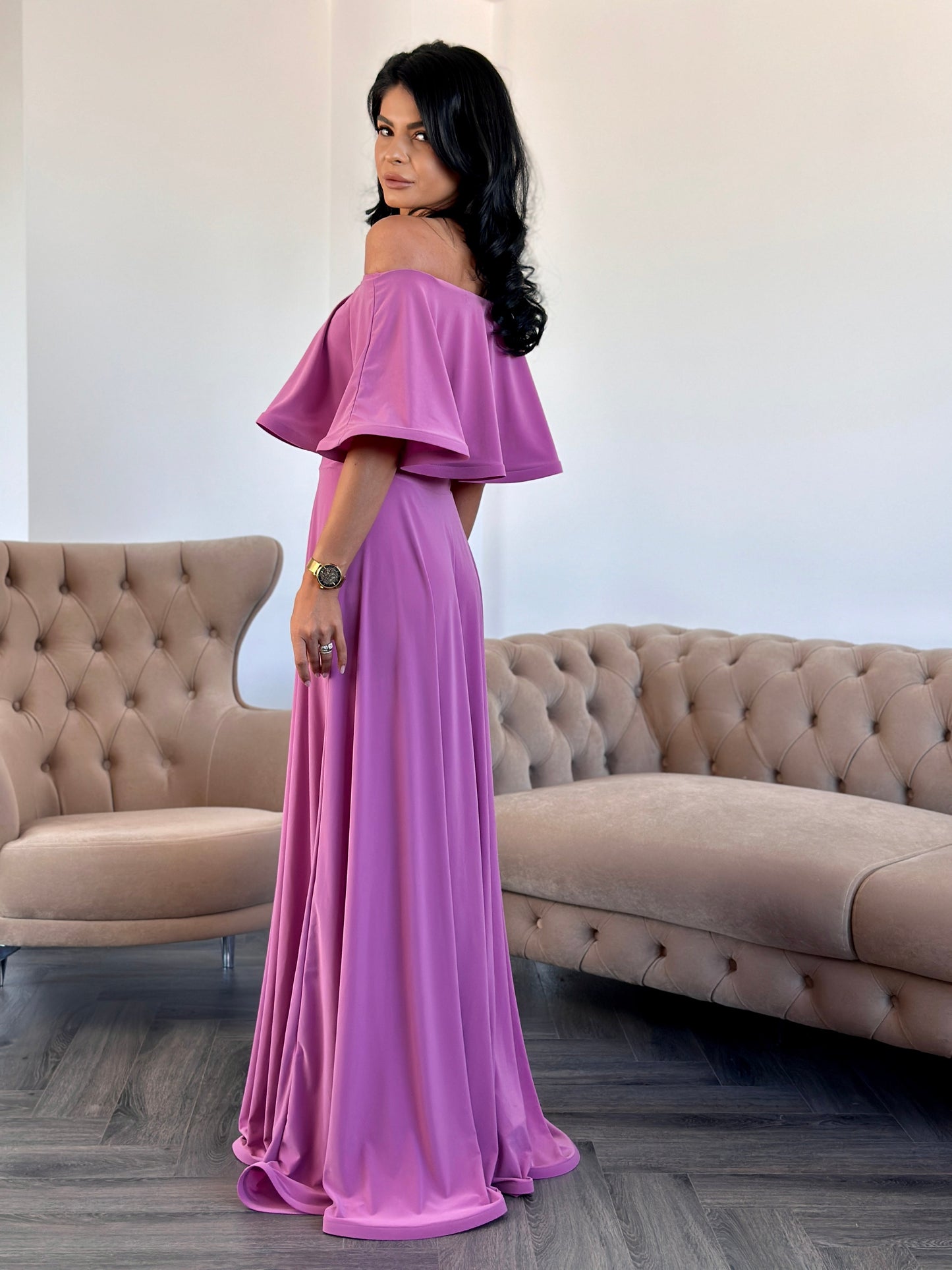 Rochie Lunga ELIZA - Sweet Pink