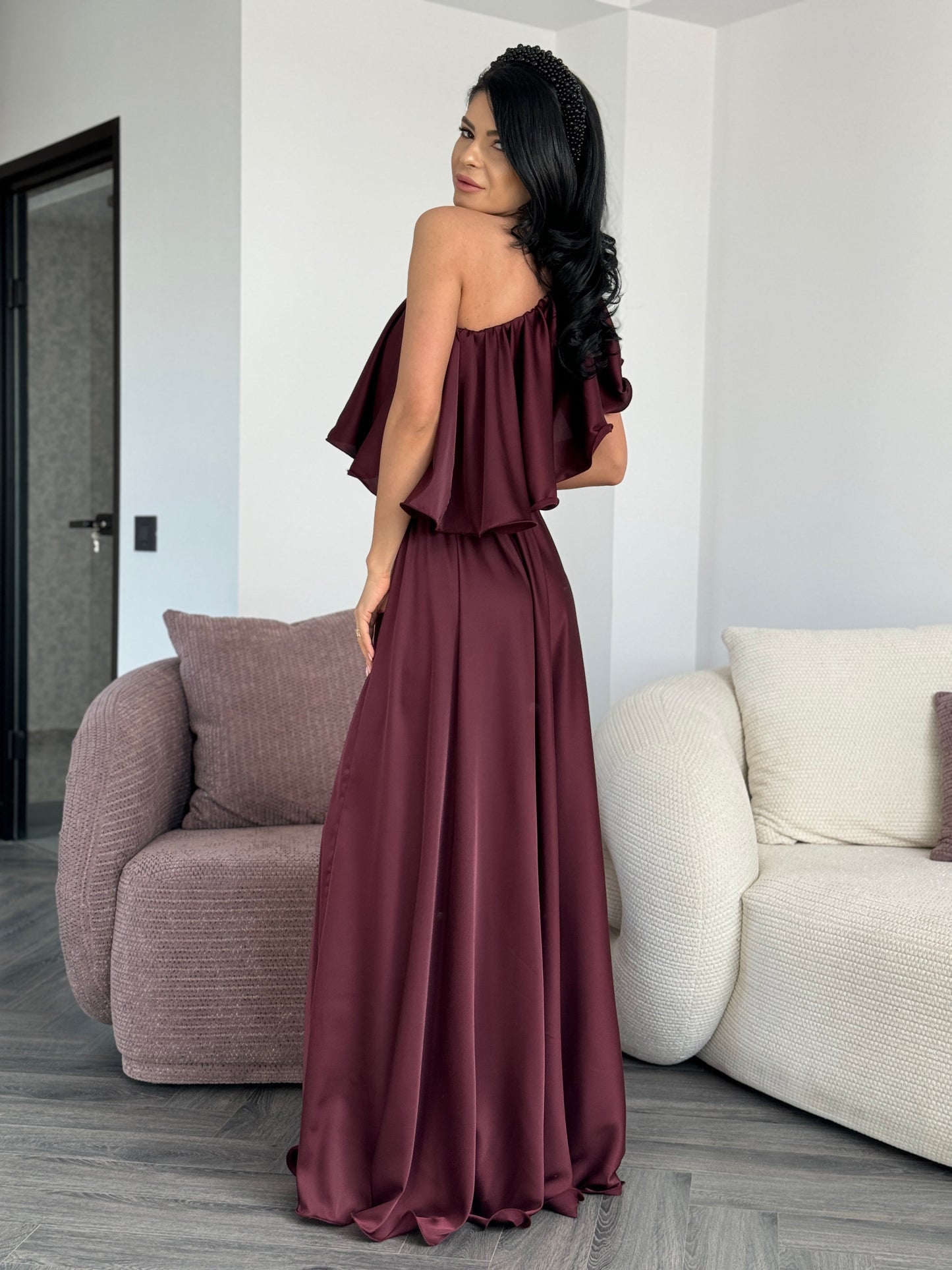 Rochie Karissa - Bordo