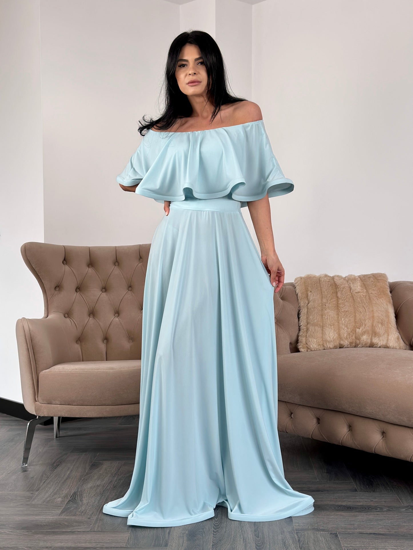 Rochie Lunga ELIZA  - Arctic