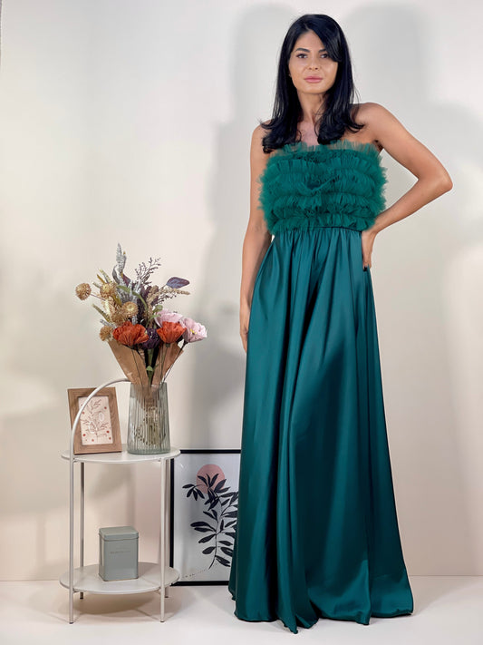 Rochie Tiffany - Verde Smarald