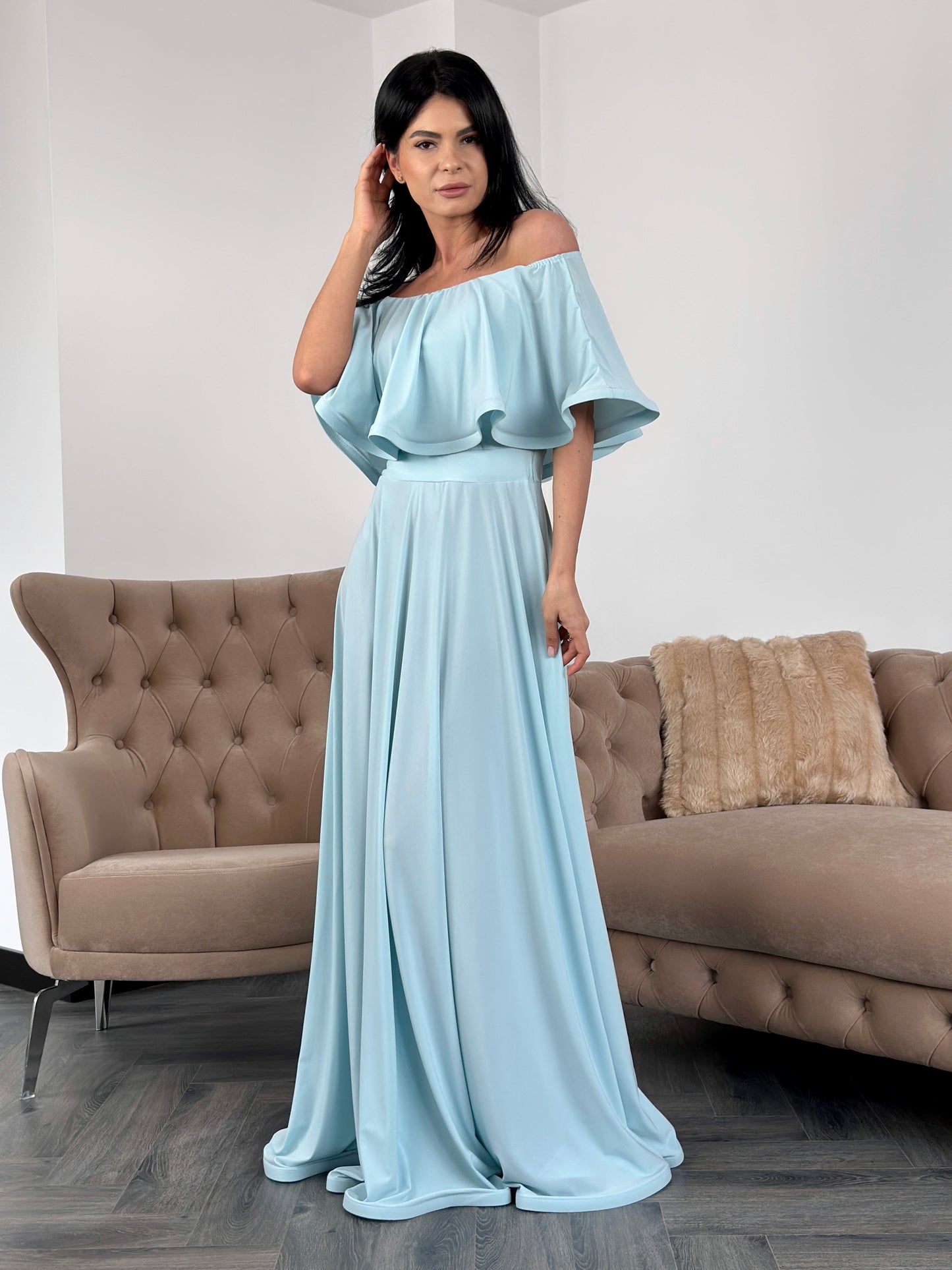 Rochie Lunga ELIZA  - Arctic