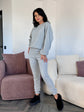 Costum Mona Plush - White gray