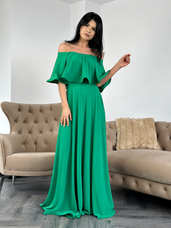 Rochie Lunga ELIZA  - Green